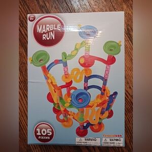 Marble Run Game 105 Piece , Build It & Play Set, New Sealed
